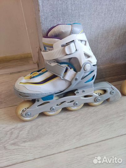 Роликовые коньки детские раздвижные 26-31 размер
