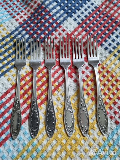 Вилки мельхиор столовые 21см