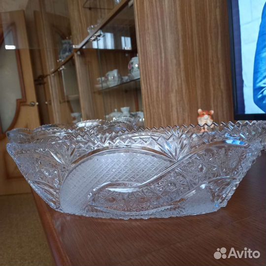 Ваза хрустальная СССР большая