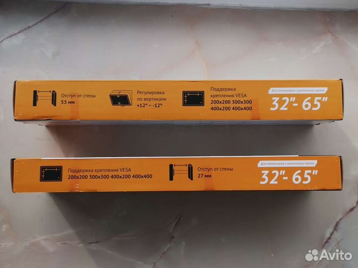 Кронштейны для тв с наклоном и без. Новые
