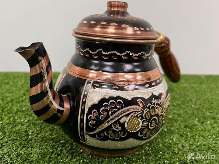 Чайник заварочный медный