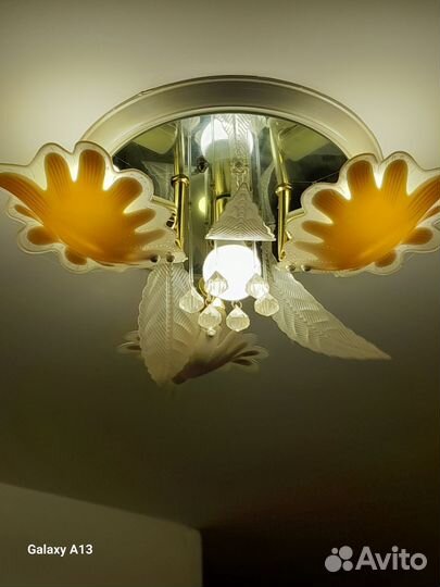 Люстра потолочная подвесная бу