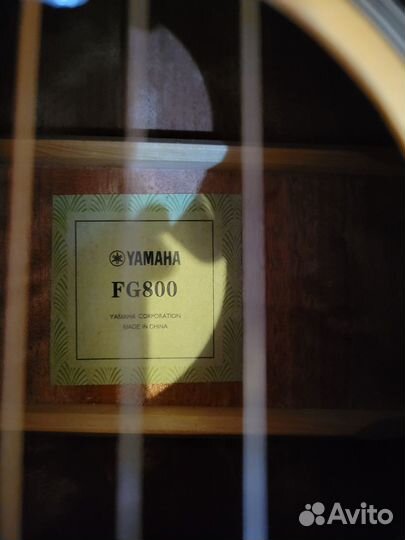 Акустическая гитара Yamaha fg800, новая