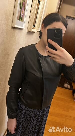 Кожаная куртка skotch & soda