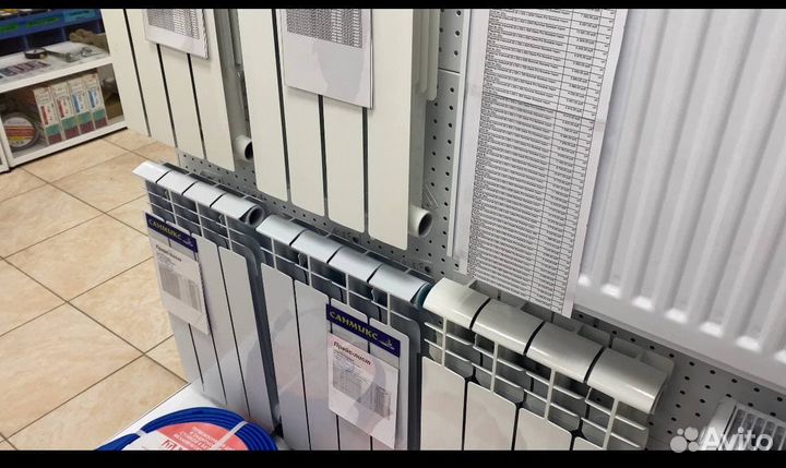 Биметаллический радиатор 4-12 секций rommer