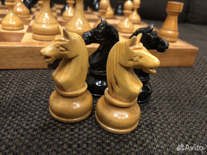 Шахматы деревянные СССР 1950 год