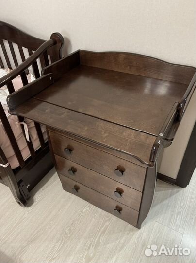 Детская кроватка и пеленальный комод «Можга»