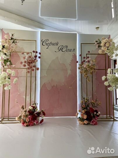 Оформление свадьбы/любых мероприятий/ Фотозона