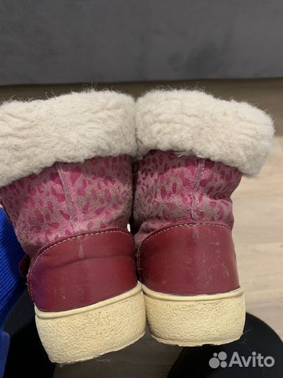 Ботинки зимние для девочки 25 размер