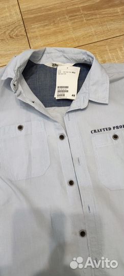 Рубашка/ шорты H&M/ поло Kiabi 152-158