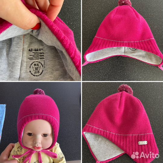 Шапочки для девочки разные