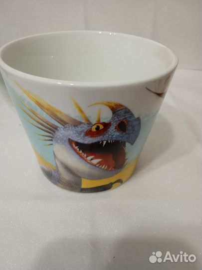 Мягкая игрушка Грумгильда дракон с кружкой новая