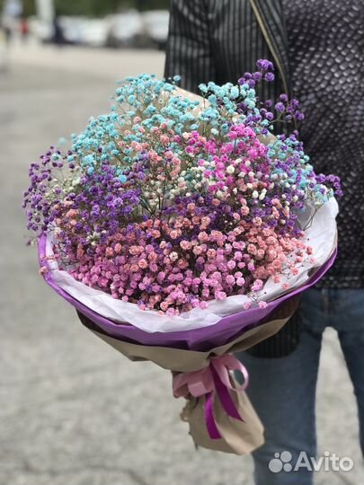 Букеты из гипсофилы