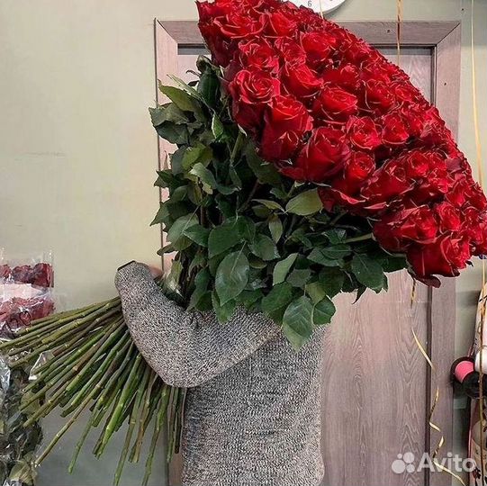 Высокие розы Букеты с доставкой