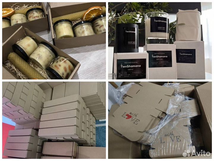 Самосборные коробки под заказ