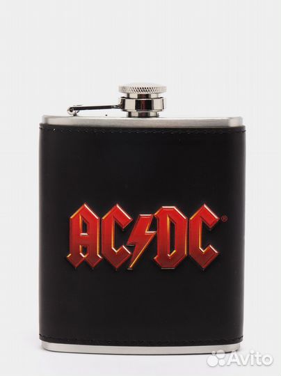 Фляжка Nemesis Now, логотип группы AC/DC (экокожа)