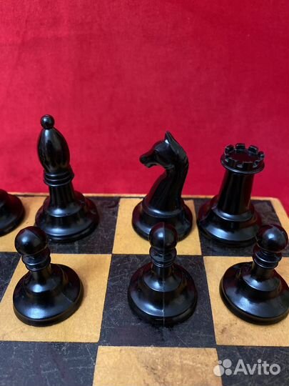 Шахматы СССР №93 карболитовые