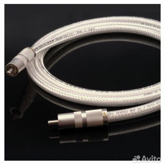 Серебрянный Кабель коаксиальный Oyaide DR-510 1.3m