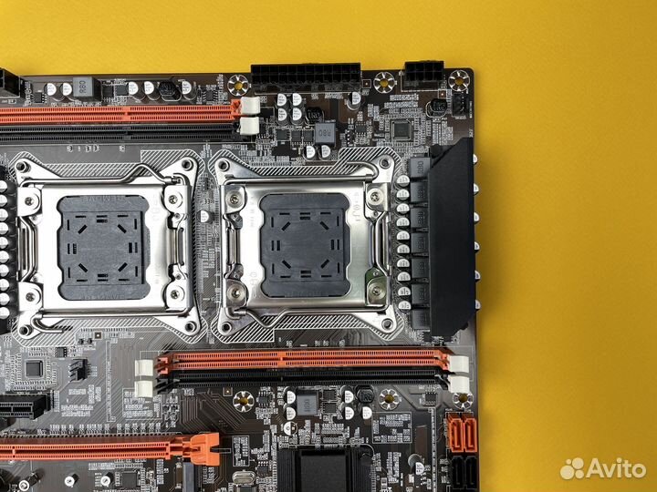 Комплект X79 Atermiter dual + 2шт E5 2680V2 + 64GB