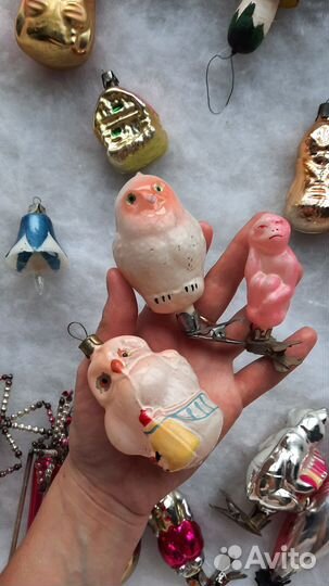 Елочные игрушки СССР