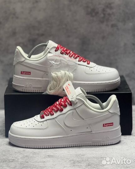 Кроссовки Nike Air Force 1 Supreme (Арт.16056)