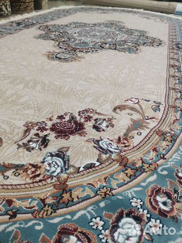 Ковёр овал голубой 2х4 в магазине 