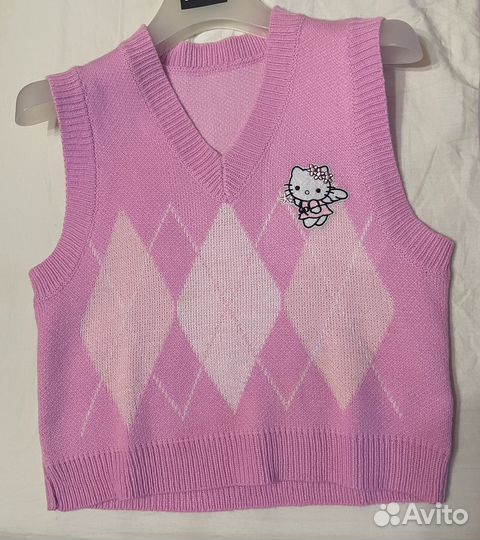 Жилет Hello Kitty вязаный 42 размер