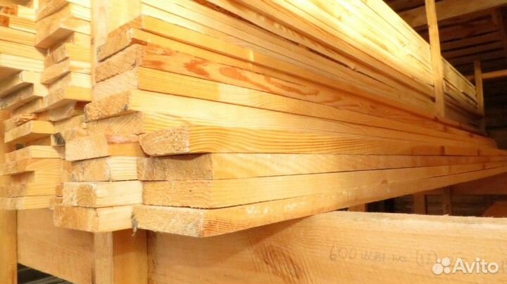Доска обрезная хвоя 25x100x6000