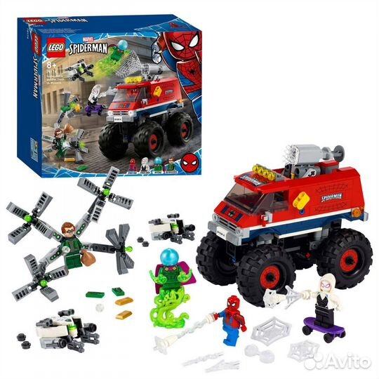 Lego marvel Монстр трак человека паука