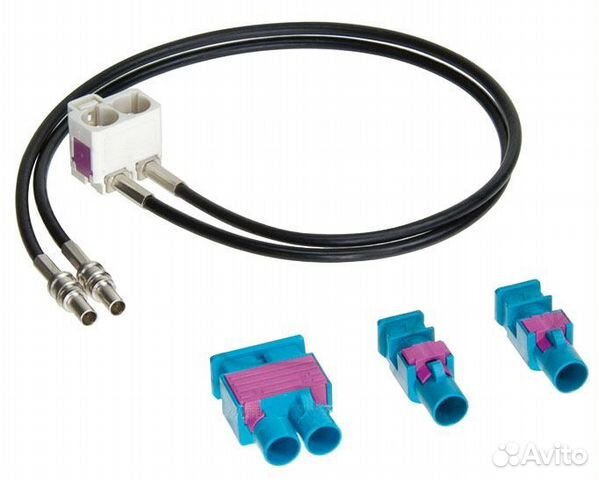 ISO антен переходник VW, Audi, Opel, Skoda