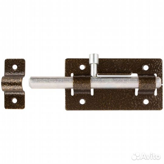 Засов накладной медь