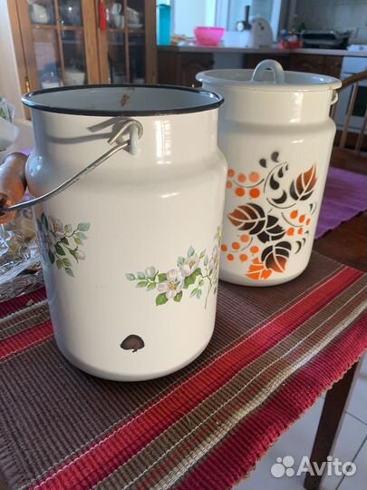 Бидон эмалированный СССР
