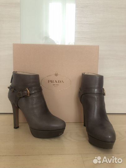 Prada Ботильоны женские 37 размер оригинал