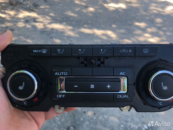 Блок управления климатом skoda