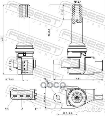 Катушка зажигания subaru forester S12 2007.09