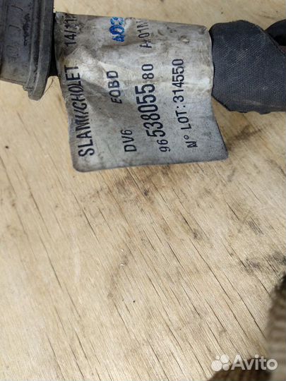 Проводка свечей накала 1.6 hdi Пежо Ситроен