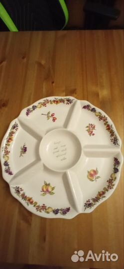 Блюдо менажница фарфор Япония 38см