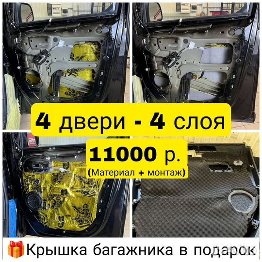 Шумоизоляция авто