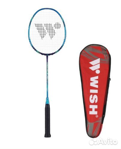 Ракетка для бадминтона Carbon Pro 62, синий