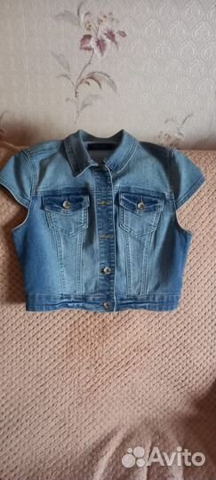 Джинсовый жилет