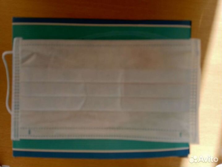 Маски медицинские одноразовые трехслойные