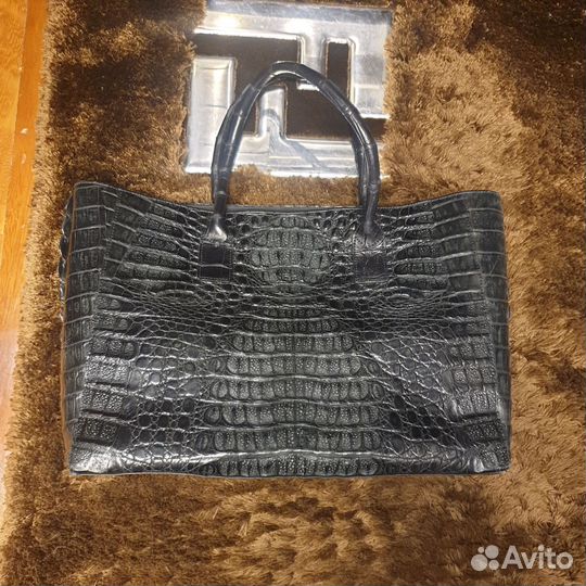 Сумка женская натуральная кожа черная б/у