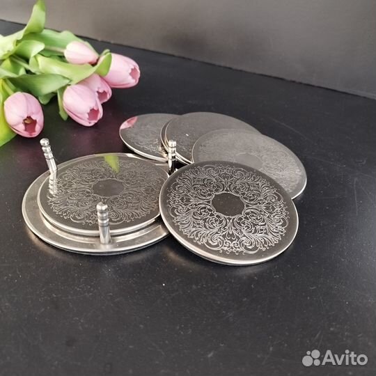 Бирдекели 6 шт серебрение