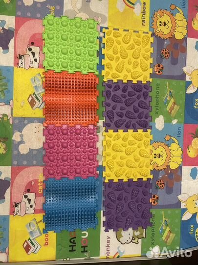 Орто коврики шишки, камешки, волна