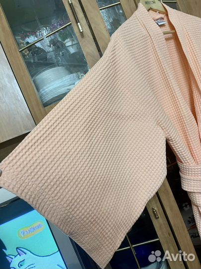 Халат вафельный жен. Boho Kimono