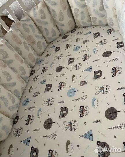 Бортики в детскую кроватку