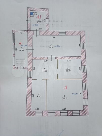 Дом 87,1 м² на участке 50 сот.