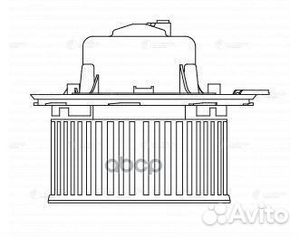 Э/вентилятор отоп. для а/м Skoda Octavia A5