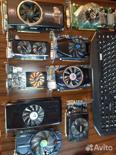 Видеокарты Разные Много