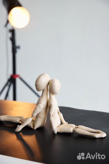 Пара Леон и Маргарита. Заготовки интерьерных кукол